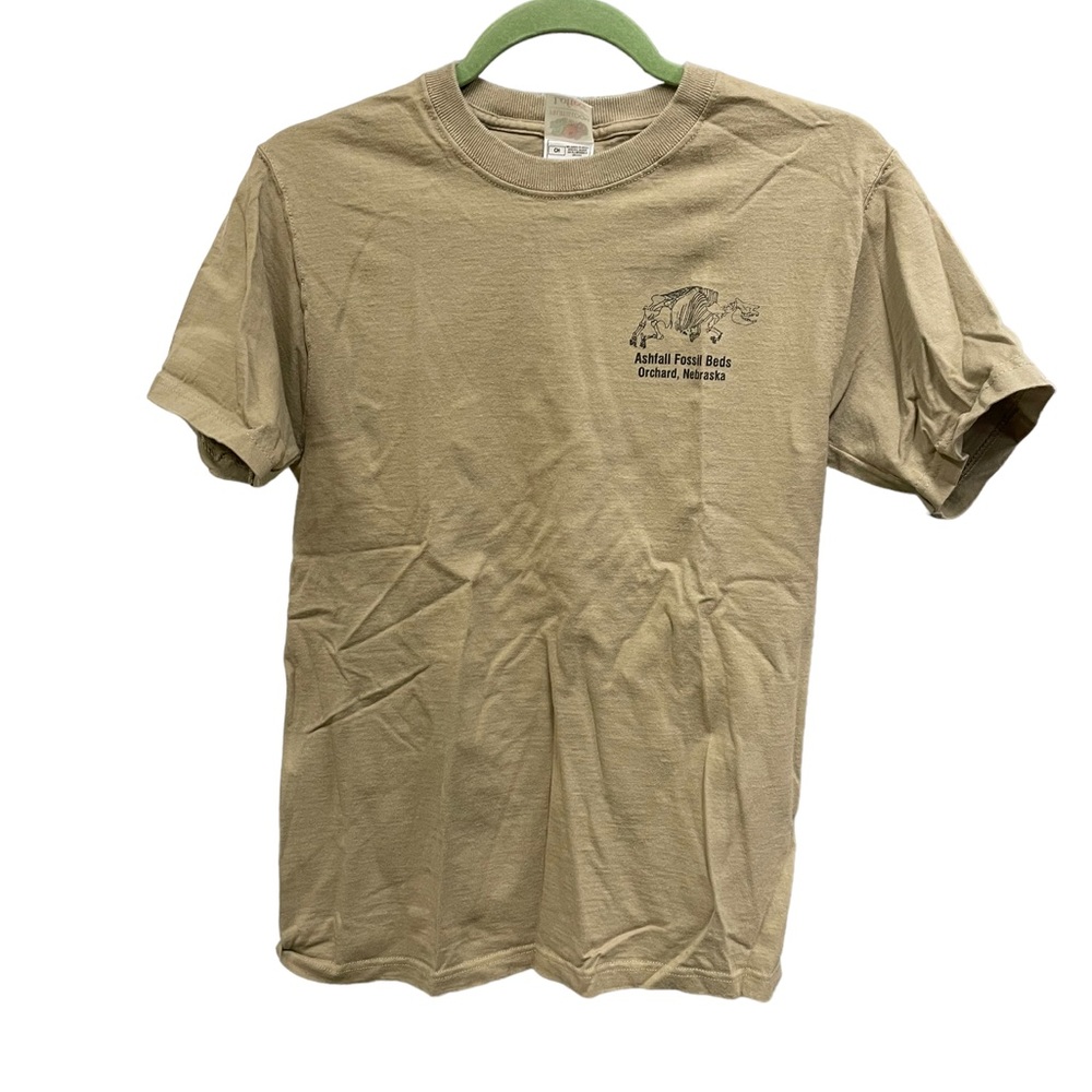 Fruit of the Loom Ashfall Fossil Beds Orchard Nebraska Unisex Tee Size Small